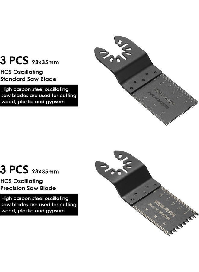 NIBEMINENT 6-Piece Saw Web Black - Image 5
