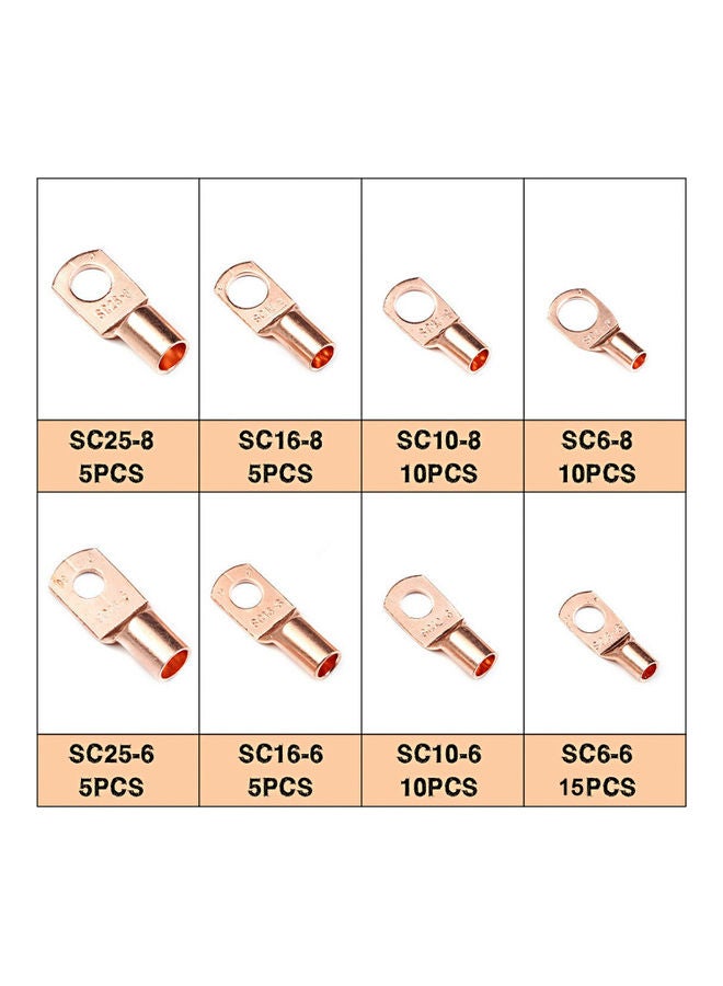واي آند دي طقم محطات سلكية لقوارب المركبات البحرية مكون من 125 قطعة ذهبي 13.00x5.00x6.50سم - Image 5