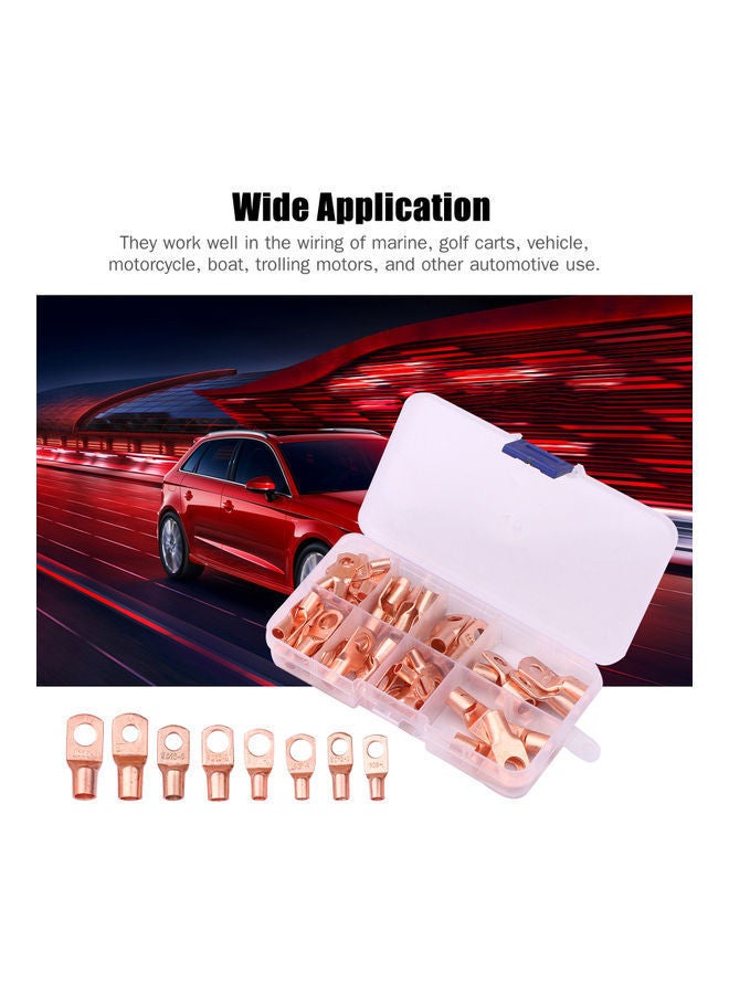 واي آند دي طقم محطات سلكية لقوارب المركبات البحرية مكون من 125 قطعة ذهبي 13.00x5.00x6.50سم - Image 2