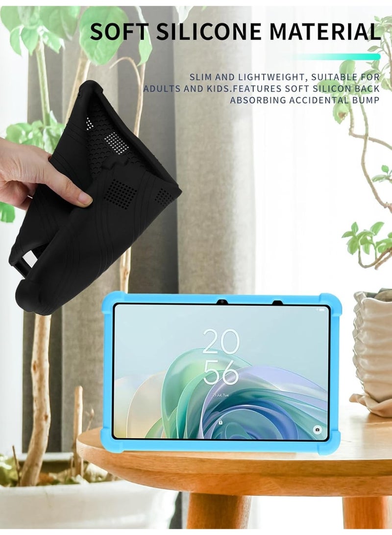 general Compatible with TCL NXTPAPER 11 Plus 11.5 inch 2025 Tablet Cover, Kids Friendly Soft Silicone Adjustable Stand Cover for NXTPAPER 11 Plus - Image 3