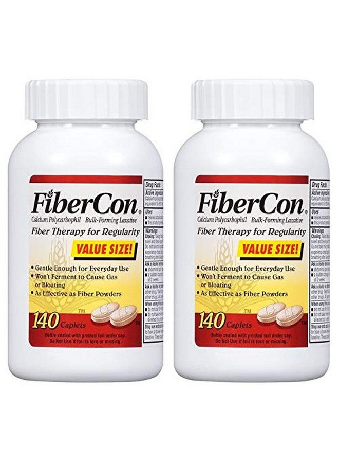 Fibercon Fiber Therapy For Regularity With Calcium Polycarbophil, 2 Pack - Image 1
