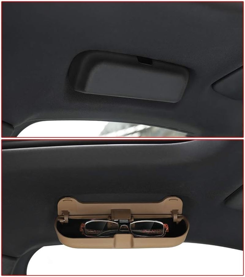 QASULER Car Sunglasses Holder for Porsche Cayenne - Image 5