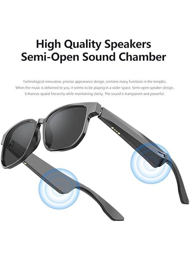 Generic - AI Smart Sunglasses with Speaker and Microphone, Anti-Blue Light UV400, Bluetooth Headset AI Audio Glasses - Image 1