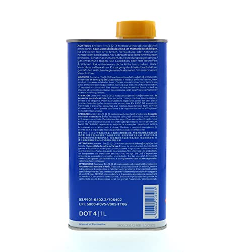 ATE Original SL.6 DOT 4 Brake Fluid, 1 Liter Can - Image 2