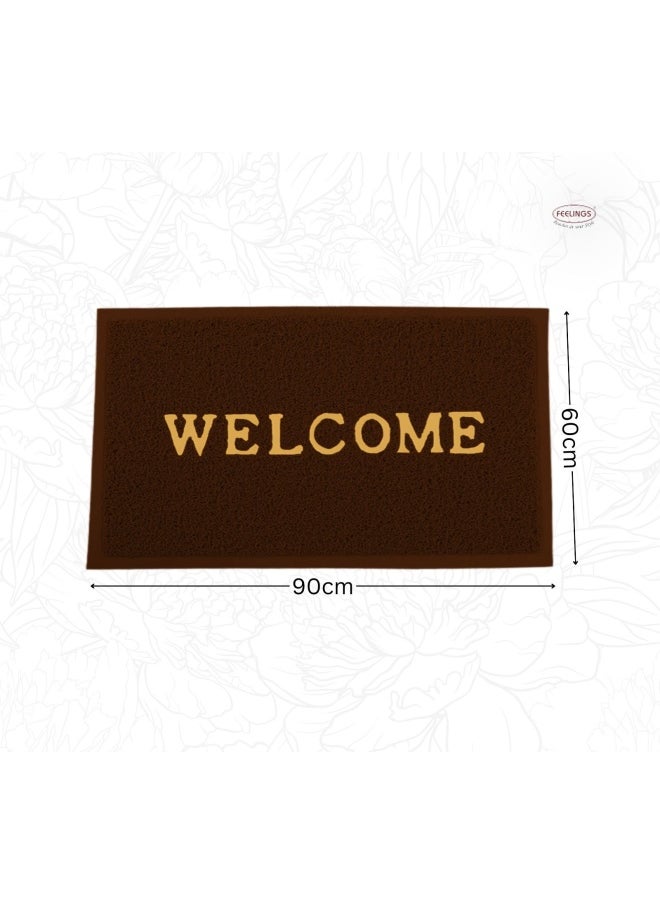 Feelings Feelings Welcome Door Mat 60 X 90 Cm Brown  - Image 5