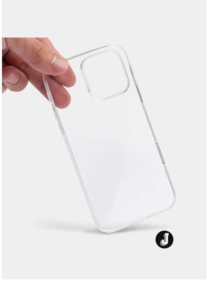 JAJEEK "New iPhone 16 Pro Max Clear Case – Ultra Slim TPU, Shockproof, Anti-Yellowing, Scratch-Resistant Case Cover" - Image 4