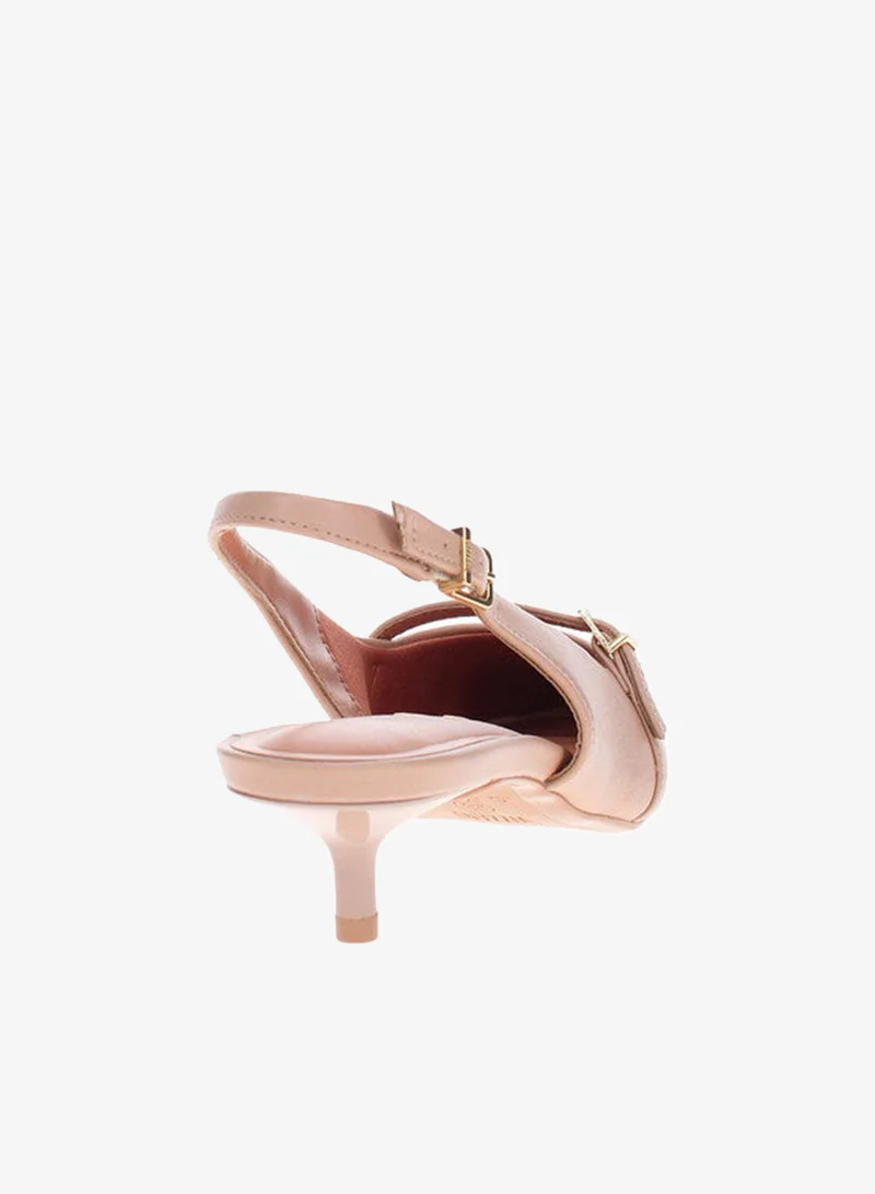 Vizzano Beige Low Heels Pump for Women – Elegant Office Heel Shoes & Classic Pumps for Girls for Women | Best Price UAE