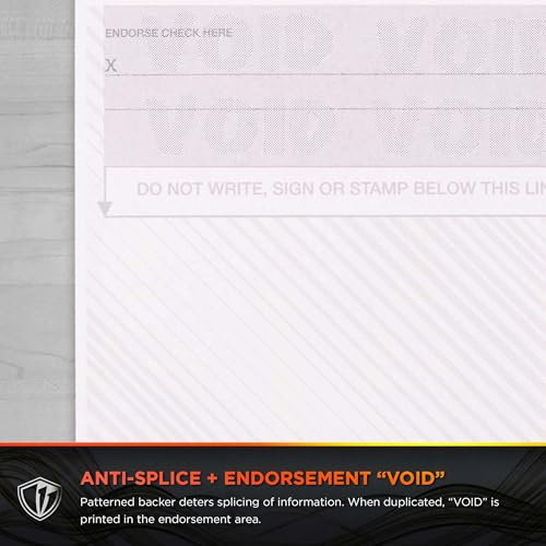 DocuGard Standard Security Check, 11 Features, 8.5 X 11, Blue Marble Bottom, 500/ream - Image 5