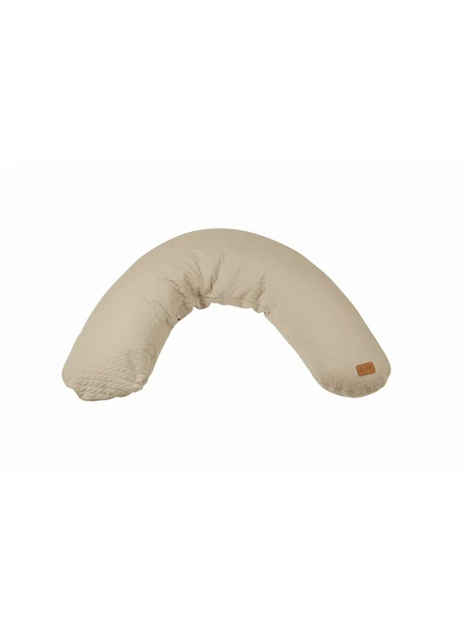 بيابا Big Flopsy, Nursing Pillow, Pregnancy Pillow, Pregnancy Pillow, Suitable For Sleeping/Nursing, Support, Relaxation And Optimal Comfort, Cotton Flower, Linen