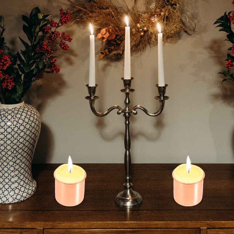 10Pcs Metal Candle Cup Candle Holders Candlelight Dinner Candlestick Decor - Image 5