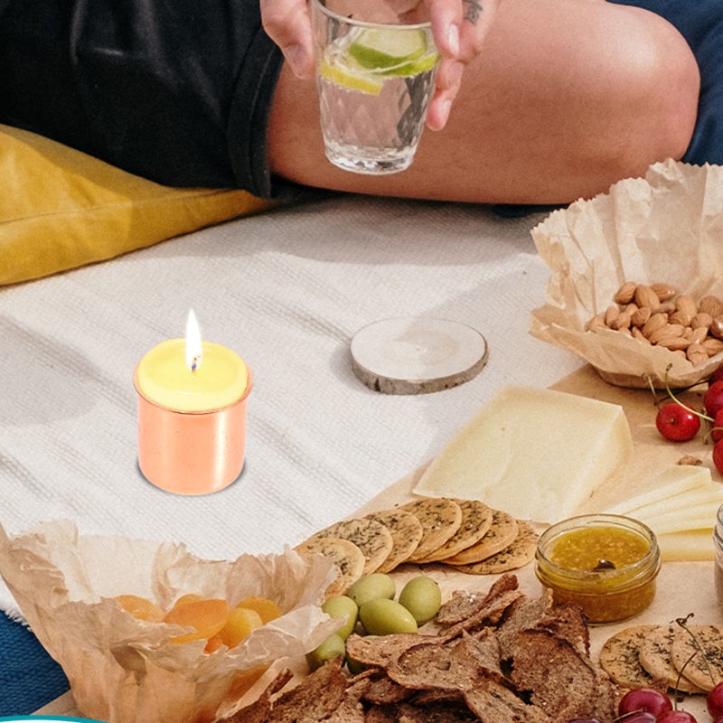10Pcs Metal Candle Cup Candle Holders Candlelight Dinner Candlestick Decor - Image 2