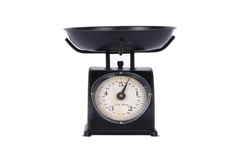 Creative CoOp Antique Black Metal Scale