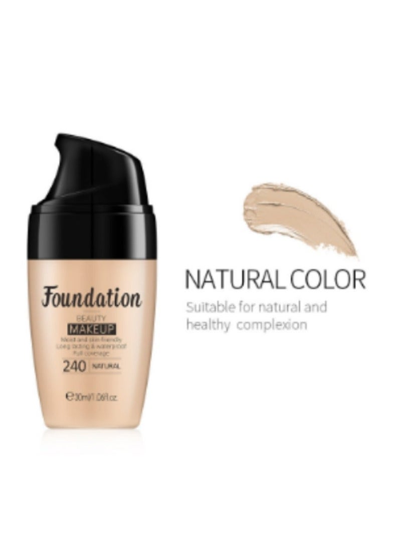 Color Changing Liquid Foundation for Mature Skin - Full Coverage, All Day Flawless, Long-Lasting Makeup Base - Image 1