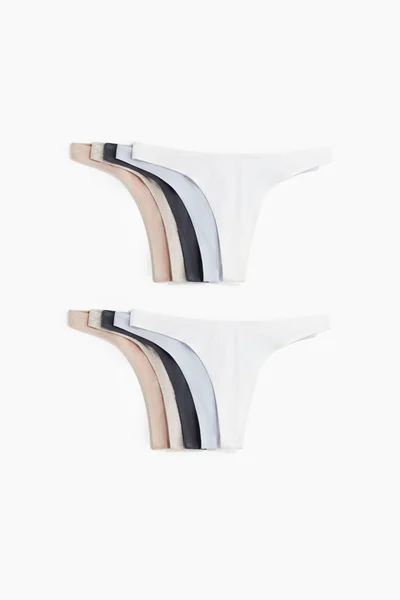 اتش اند ام 10-Pack Cotton Thong Briefs