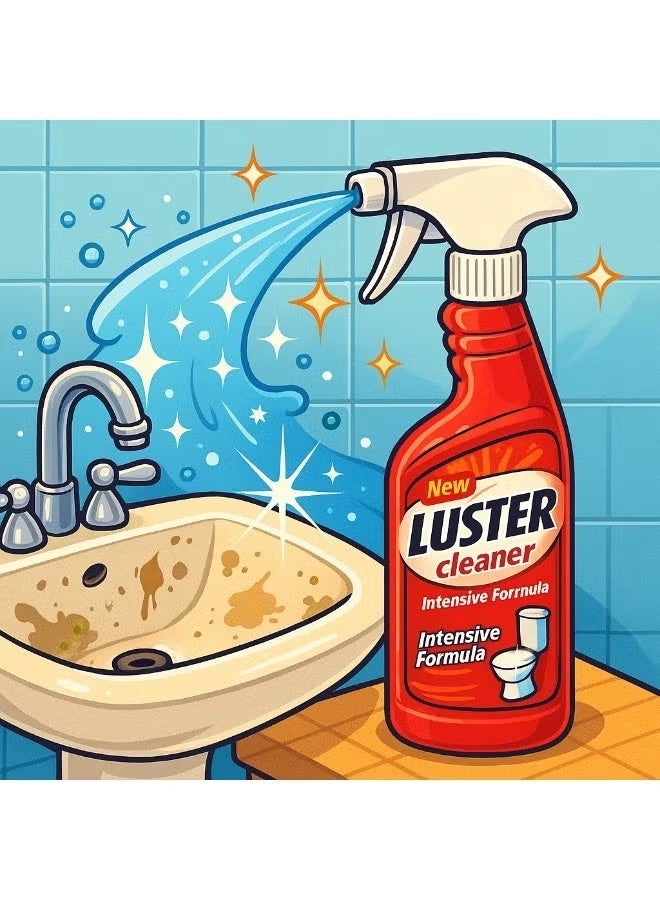 LUSTER Bathroom and Ceramic Cleaner - 600 ml - Image 3
