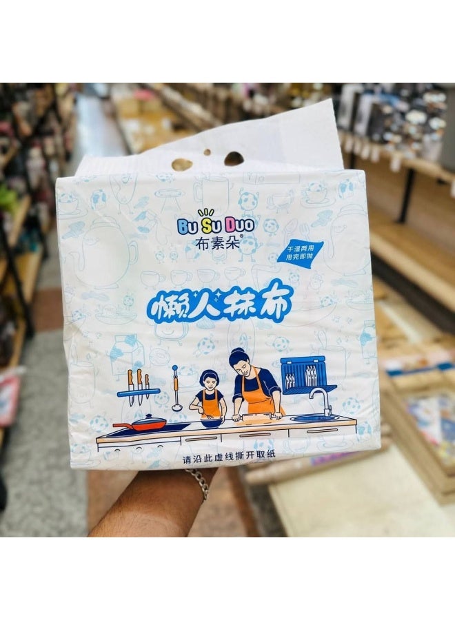 Kitchen wipes for removing grease and cleaning the stovetop. Pack of 500 wipes. - Image 3