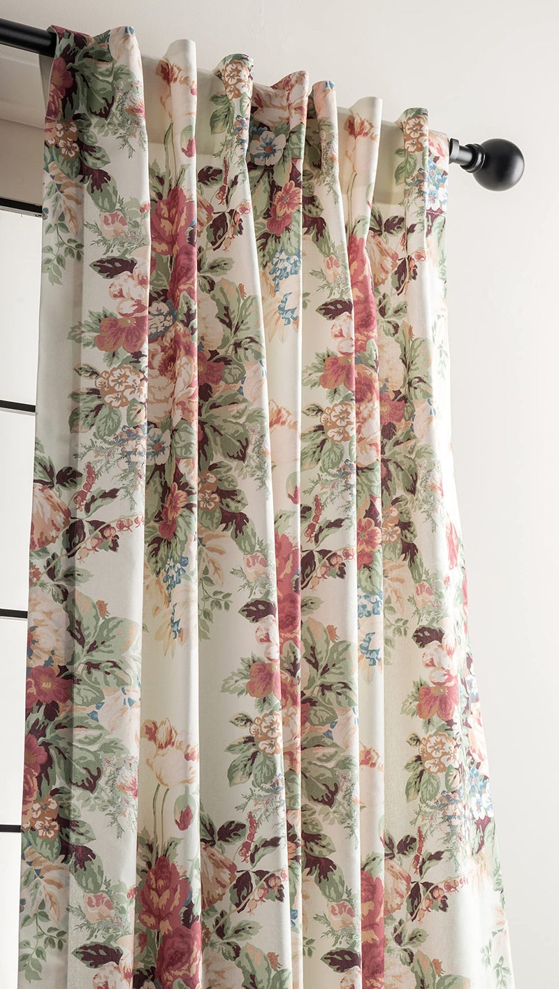 ميزون دي هيرمين Maison D 'Hermine 100 ٪ Cotton Stain - 50 "" X96 "" ستارة زخرفية - ستائر جمالية لمطبخ مزرعة وغرفة نوم - لفصل الربيع والصيف - Abbeville - Image 4