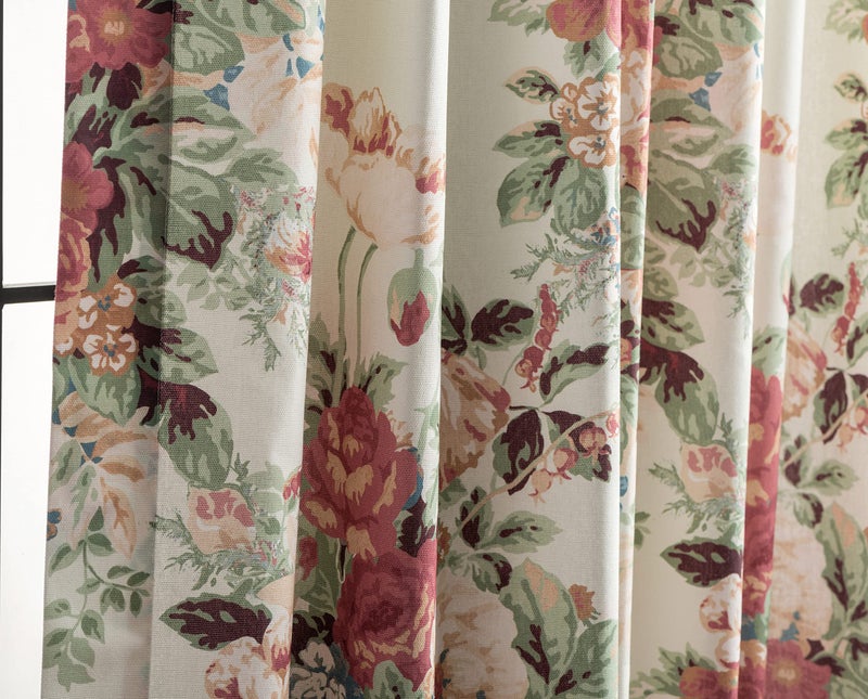 ميزون دي هيرمين Maison D 'Hermine 100 ٪ Cotton Stain - 50 "" X96 "" ستارة زخرفية - ستائر جمالية لمطبخ مزرعة وغرفة نوم - لفصل الربيع والصيف - Abbeville - Image 2