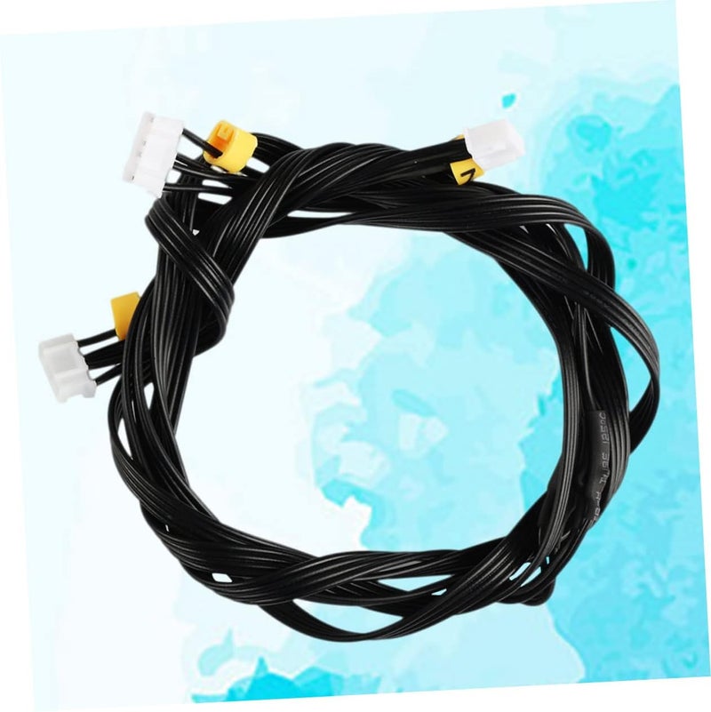 Extra part combo compatible Mobestech Stepper Motor Cable Dual Wire for Ender Printer Compatible Printer Accessory Motor Wire Replacement Black Single & bulk use compatible - Image 3