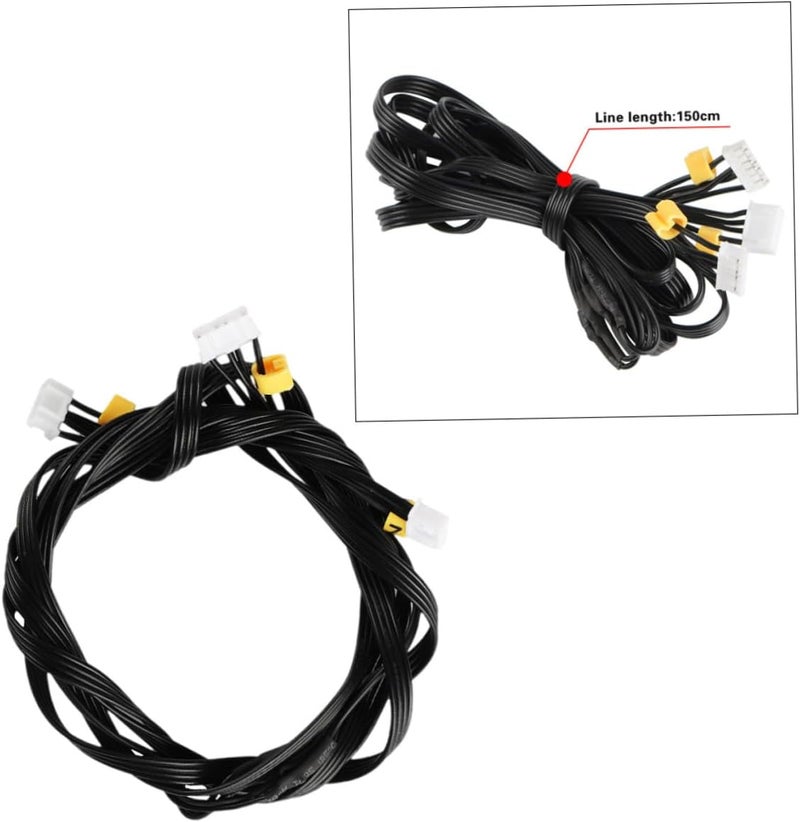 Extra part combo compatible Mobestech Stepper Motor Cable Dual Wire for Ender Printer Compatible Printer Accessory Motor Wire Replacement Black Single & bulk use compatible - Image 5