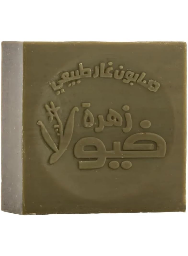 viola flower Natural laurel soap with olive oil and laurel oil – moisturizing and deep cleansing for skin and hair – Turkish made (2 pieces) - Image 2