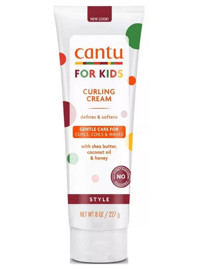 Cantu Curling Cream For Kids With Shea Butter Coconut Oil & Honey 236ml - Image 1