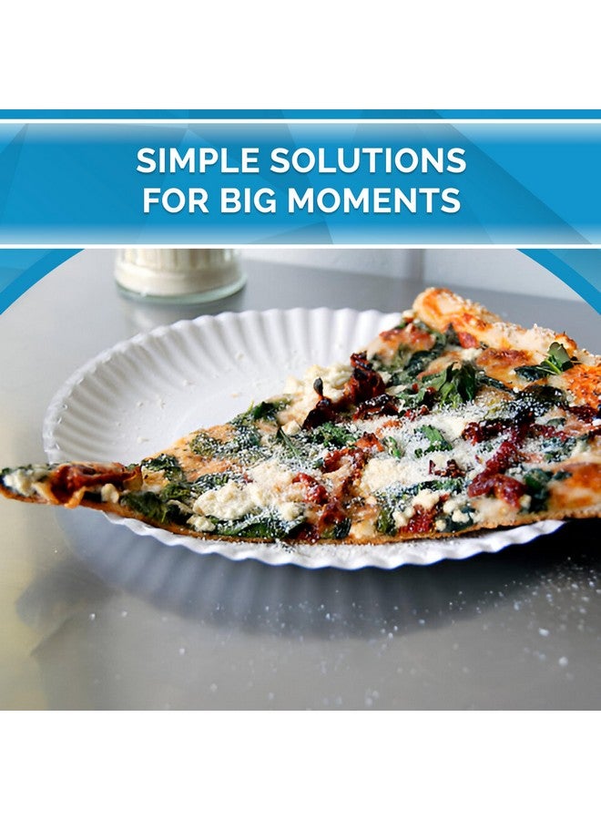 Perfectware Perfectware Paper Plate 6-300 6" Paper Plate, White (300 Count) (Pack of 300) - Image 3