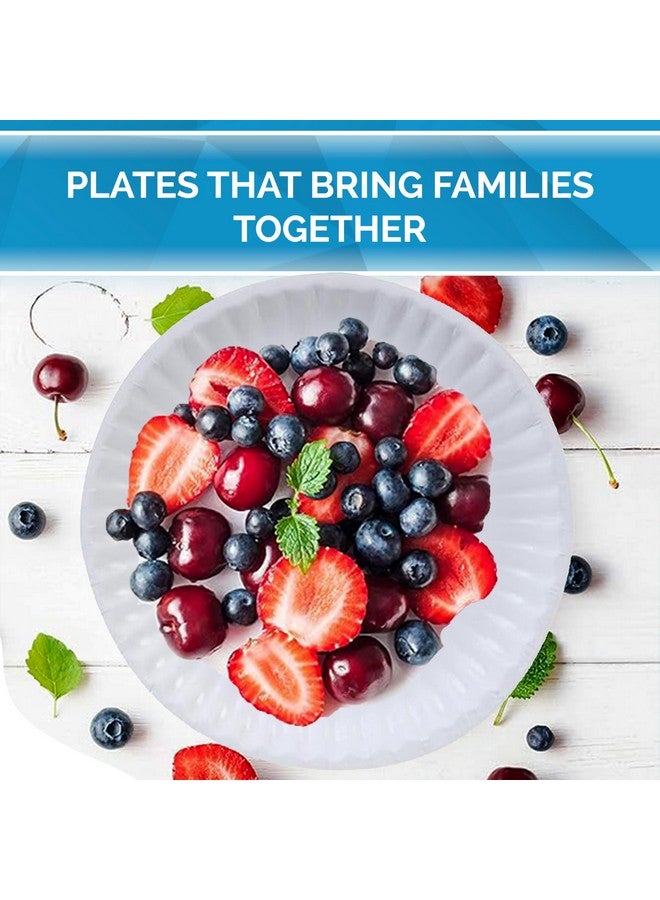 Perfectware Perfectware Paper Plate 6-300 6" Paper Plate, White (300 Count) (Pack of 300) - Image 4