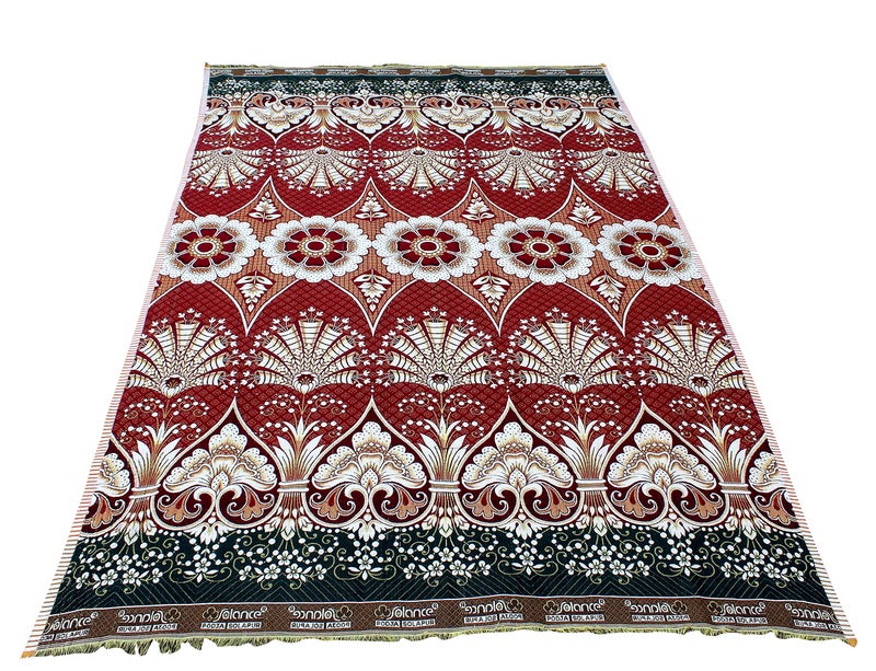 Mandhania Cotton Double Blanket, Multicolour, pack of 1 - Image 5