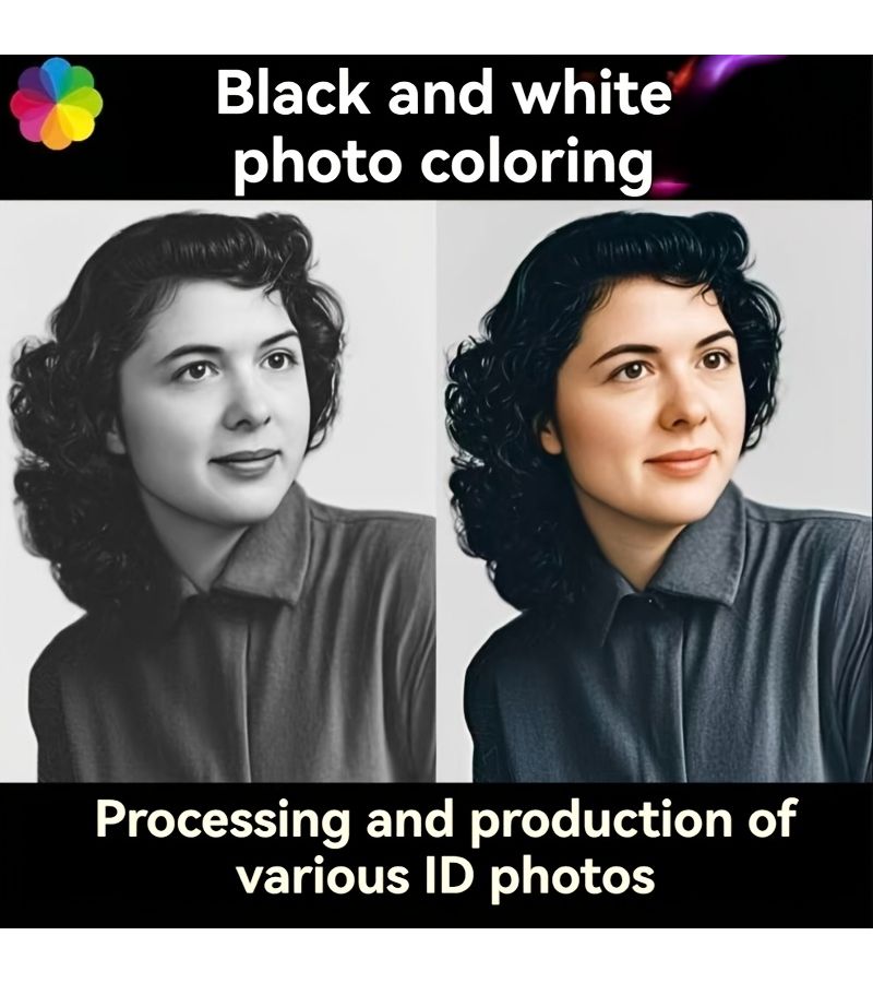 Upgrade Repair 6 Inch Photo Restoration Service High Definition Renewal Print Keepsake Gifts For Elders - Image 1