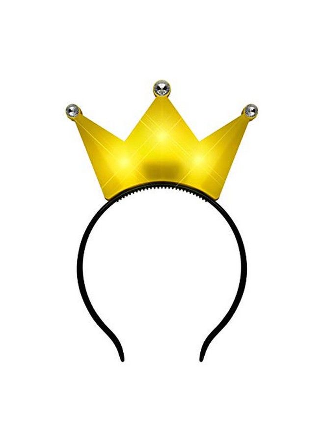 FlashingBlinkyLights Light Up Led Crown Tiara Princess Headband (Yellow) - Image 5