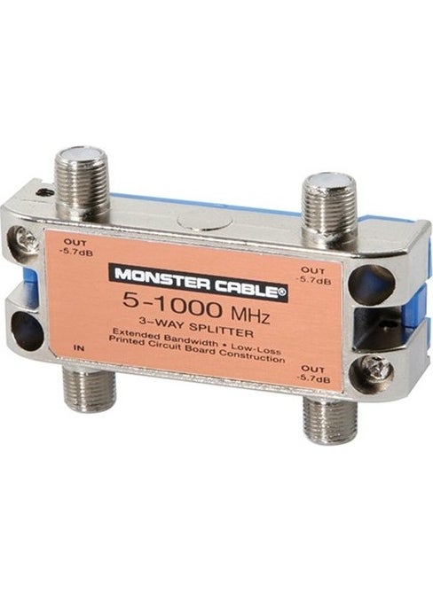 Monster - Network Splitter Catv Signals MKII RF Splitter 2 Pieces (127777-00) - Image 1