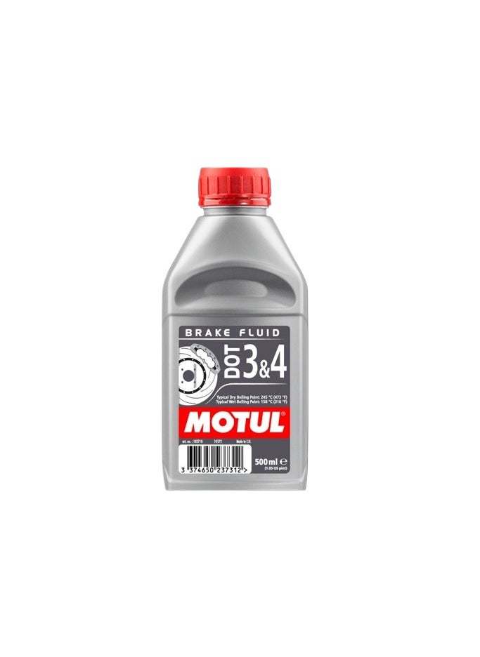 MOTUL سائل الفرامل I DOT 3&4 (500 مل) I مستورد من أوروبا 