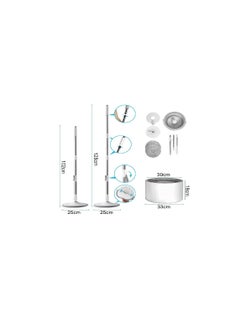 Be care 360 Degree Rotating Mop and Bucket Flat Self-Separating Laminating Mop Set with 2 Microfiber Pads and Extendable Handle Perfect for Cleaning All Kinds of Floors  - Image 4