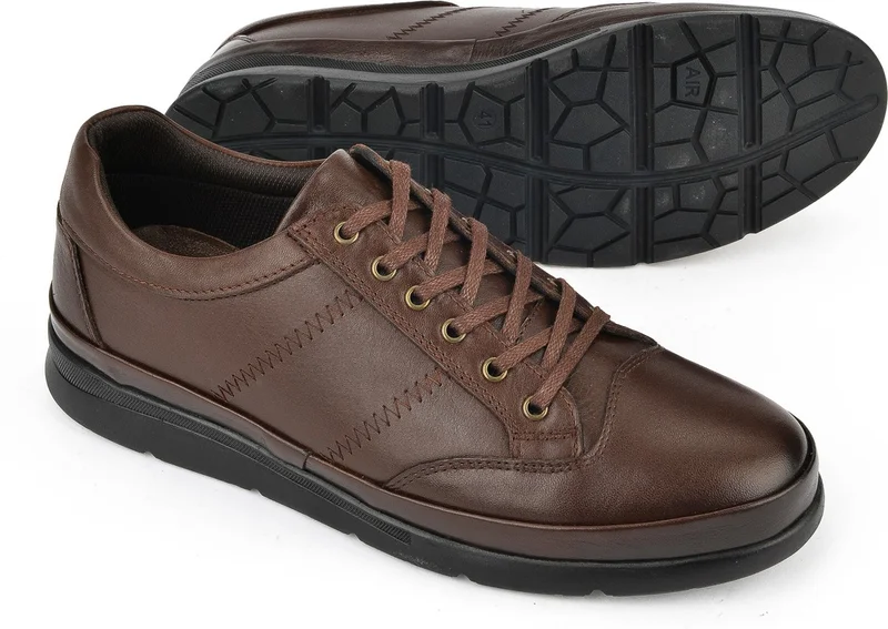 زيا Men's Leather Shoes 1511002Z652 Brown