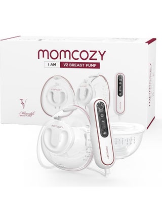 Momcozy V2 Wearable Electric Breast Pump – Hands-Free Pump with Multiple Suction Modes & 15 Levels – Quiet and Comfortable Design for Easy Breastfeeding - pzsku/ZF7679355D3B2948F06BCZ/45/1744653377/db536a8a-0a85-468a-97d4-4449925f68b6