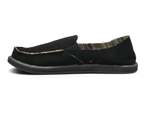 Sanuk Donna Hemp - Women's Loafers Black - 9 - Image 3