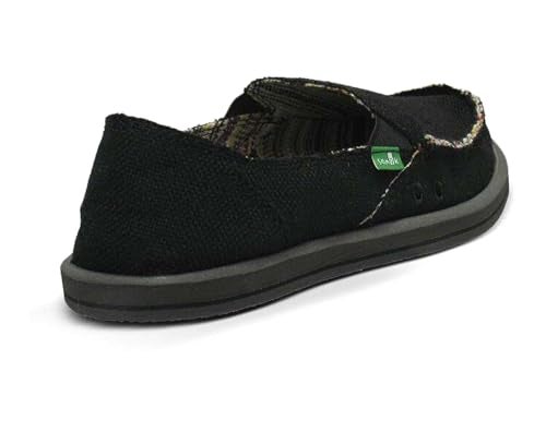 Sanuk Donna Hemp - Women's Loafers Black - 9 - Image 4