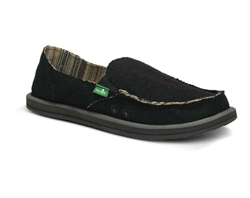 Sanuk Donna Hemp - Women's Loafers Black - 9 - Image 2