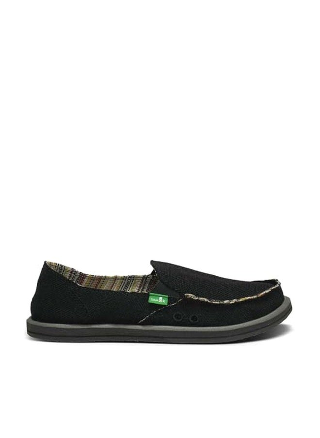 Sanuk Donna Hemp - Women's Loafers Black - 9 - Image 1