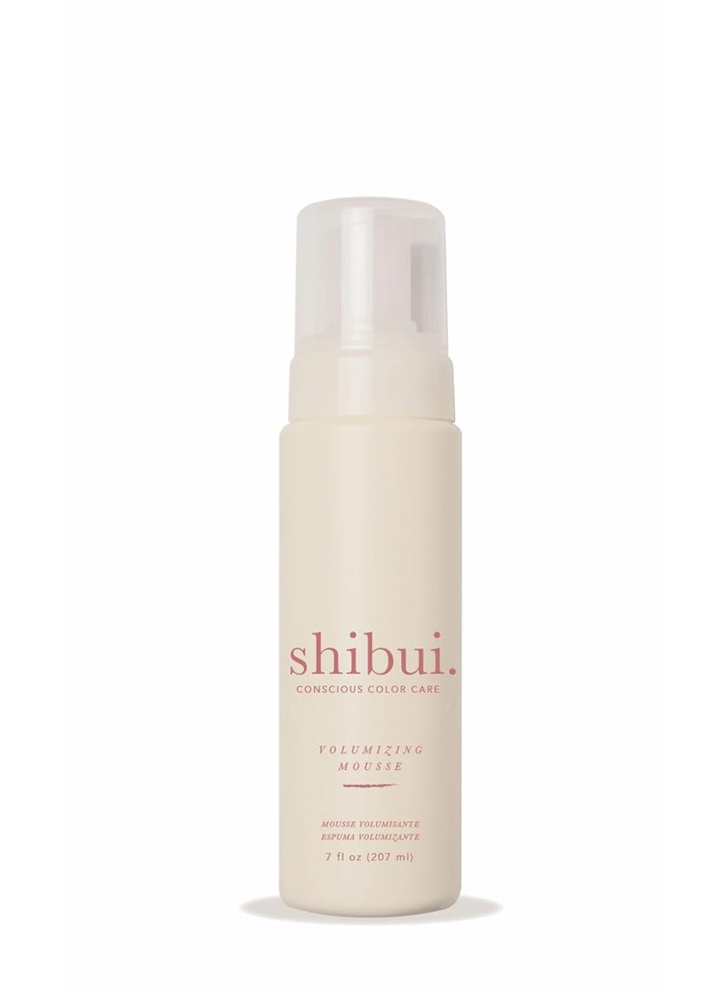 shibui موس شبوئي لتكثيف الشعر، رفع خفيف وحماية اللون للشعر الناعم إلى المتوسط، نباتي وخالي من الكبريتات، 7 أونصة سائلة - Image 1
