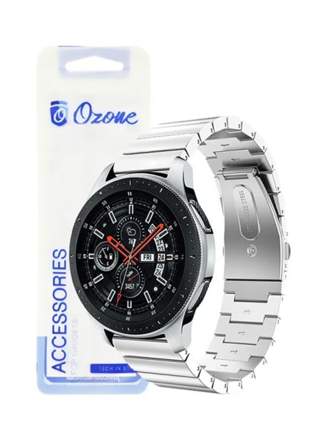 Ozone Replacement Strap For Samsung Galaxy Watch 46 mm Silver 