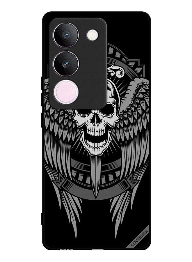 Covernex Protective Case Cover For vivo V29 Skull Have Eagle Wings - Image 1