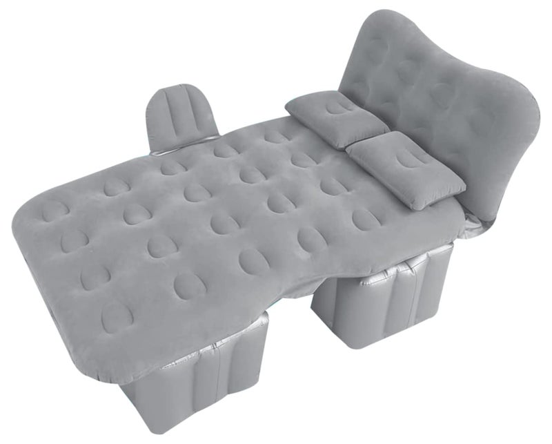 Casago M1 Multifunctional Inflatable Car Bed Mattress Universal Car Back Seat for Baby Travel Air Inflation with Two Air Pillows, Car Air Pump and Repair Kit (Grey) - Image 4