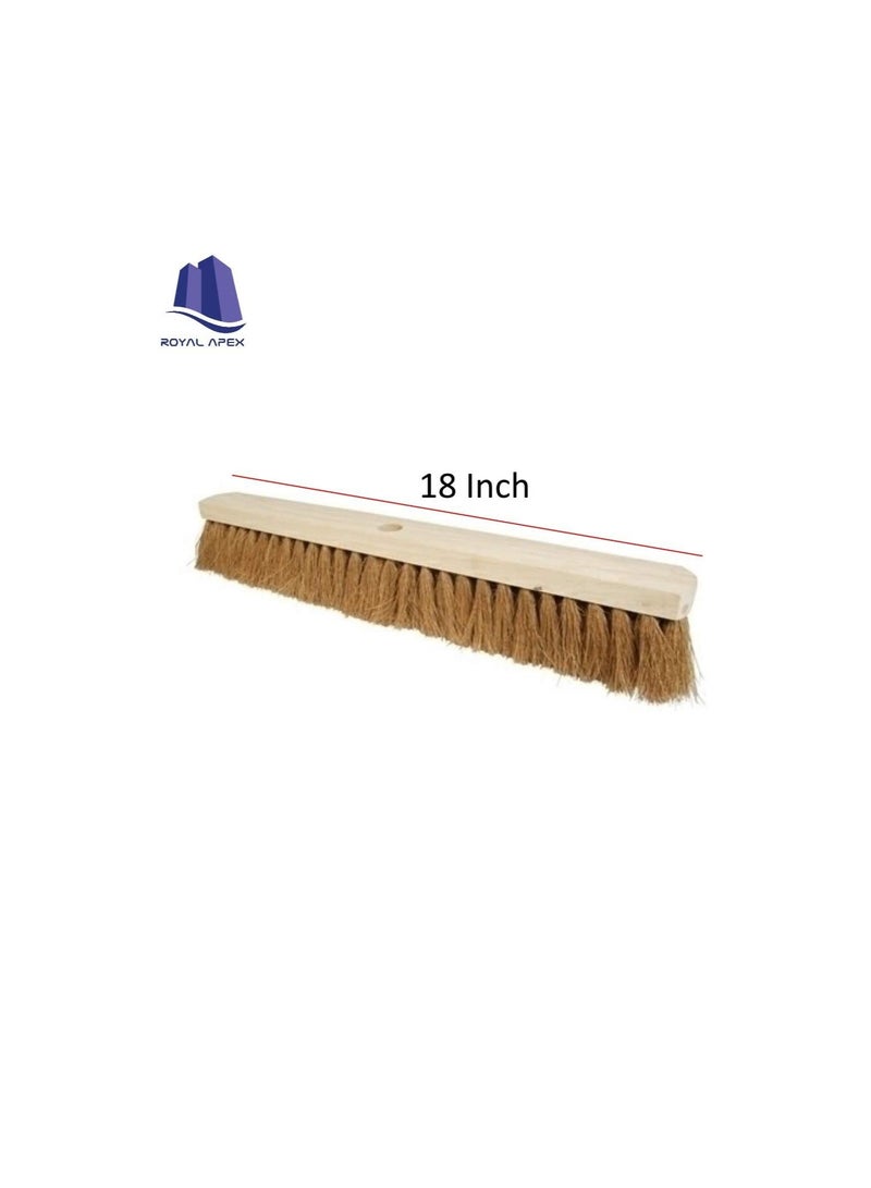 فرشاة الكنس رأس مكنسة اختار شعيرات قاسية ناعمة داخل المنزل أو في الهواء الطلق فرشاة ياردة (فرشاة 18 بوصة فقط) - Image 3