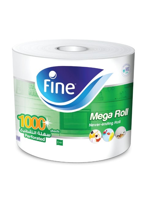 Sterilized Kitchen Towel Mega Roll 1000 Sheets 1 Roll
