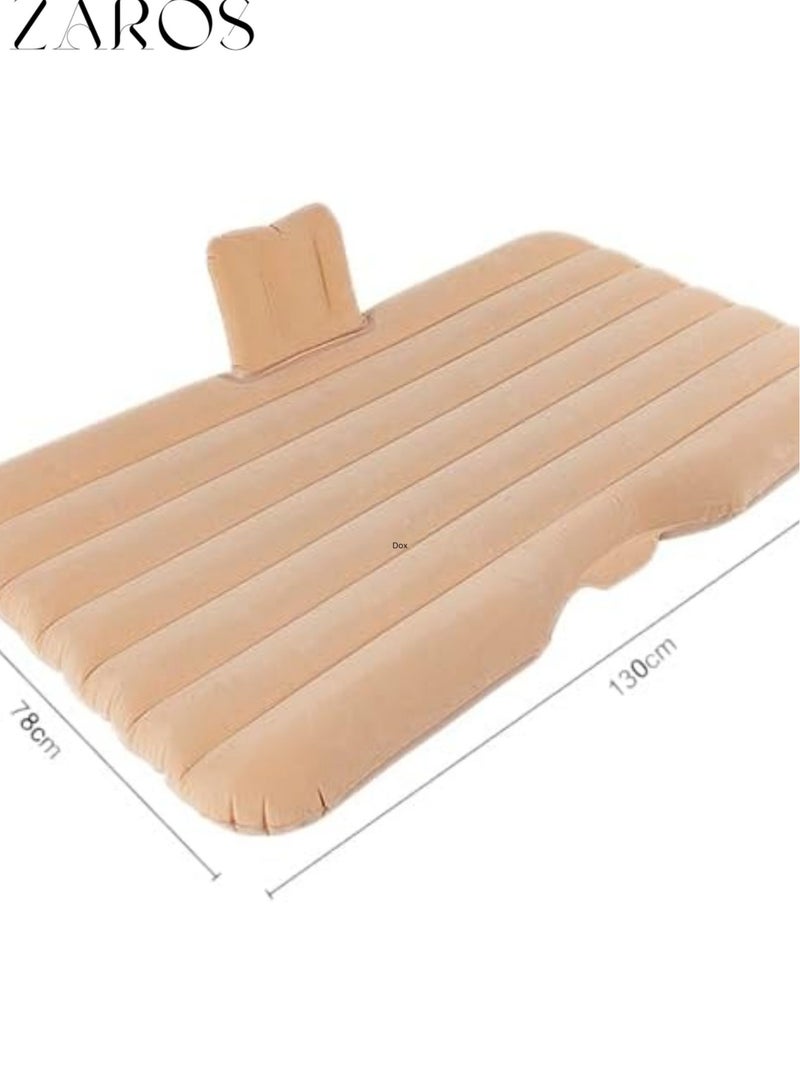 Zaros FH Car Air Mattress Bed – Inflatable Back Seat Travel Bed with 2 Air Pillows, Portable SUV Sleeping Mattress for Camping & Outdoor Trips - Image 2