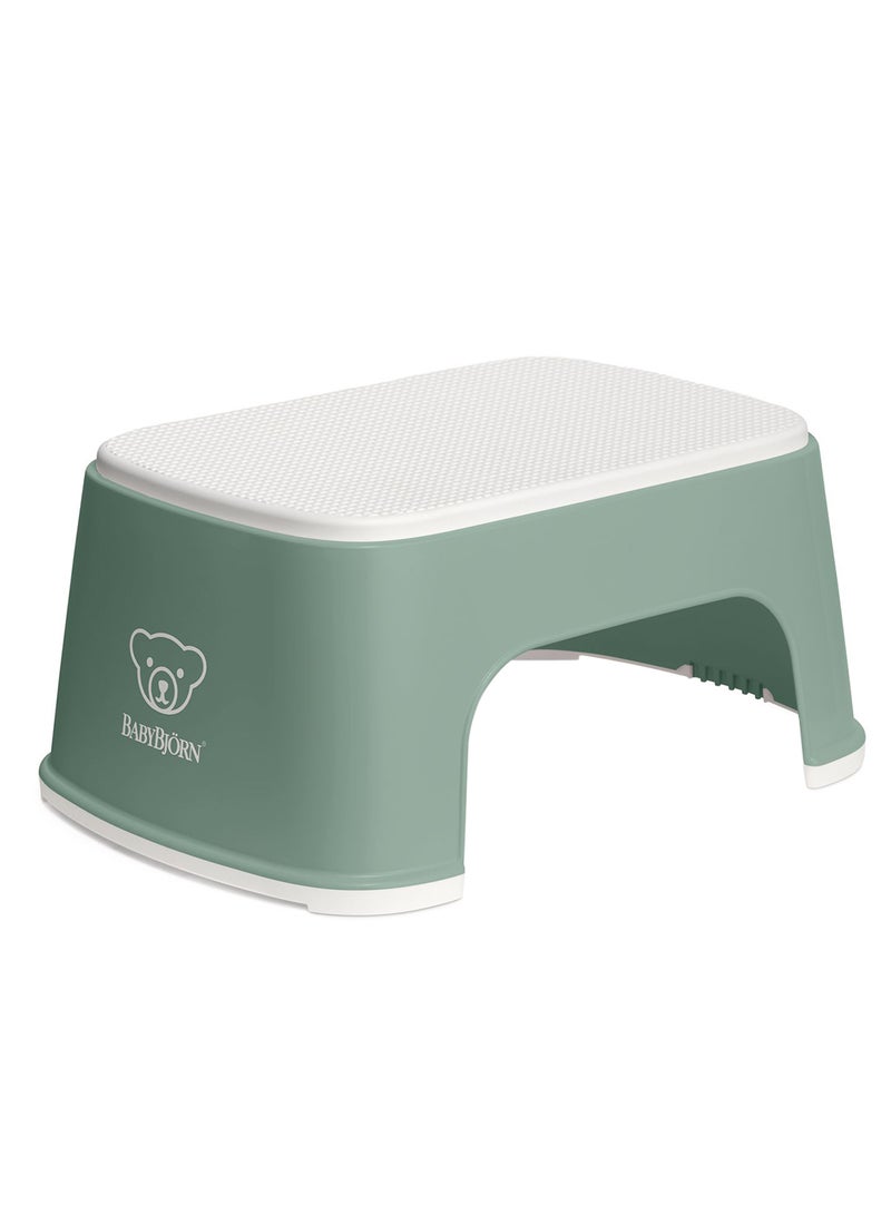BABYBJORN Baby Step Stool Deep Green And White  - Image 1