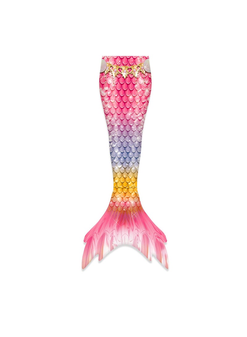 10-Piece Mermaid Tail Swimming Costume Set - Image 3
