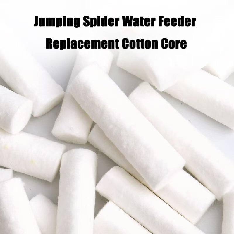 Daerky Jumping Spider Water Fountain Replacement Cotton roll, Absorbent Cotton Swab (30 Pieces) - Image 5